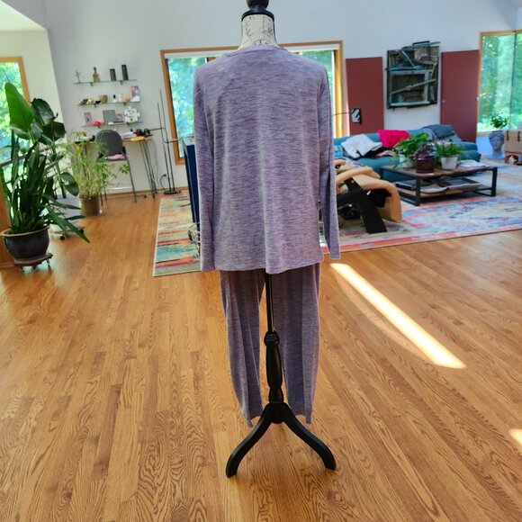 NWT - NATIONAL SINCE 1952 Heathered Lavender Lounge Set - Picture 5 of 9